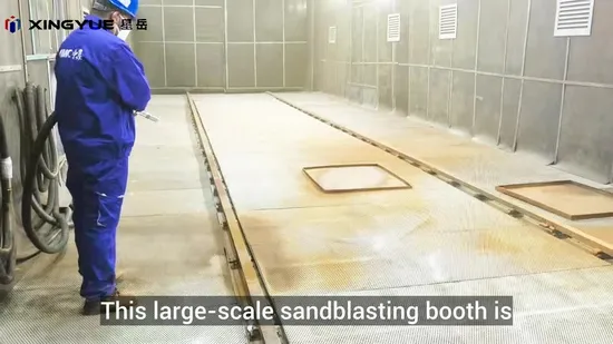 Automatic Sandblasting Booth System for Industrial Applications